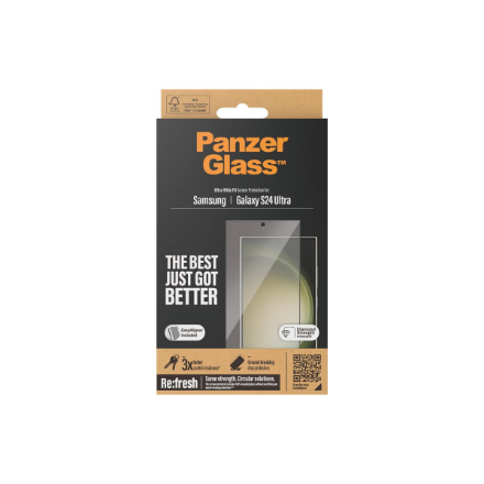 PanzerGlass Screen Protector Samsung Galaxy S 2024 Ultra | Ultra-Wide Fit wA | PanzerGlass