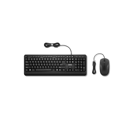 Lenovo | 160 Combo | Keyboard | Wired | Mouse included | US | Black | USB-A 2.0