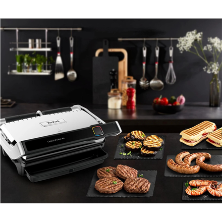 TEFAL | Electric Grill | GC760D30 OptiGrill Elite XL | Table | 2200 W | Black/Stainless Steel