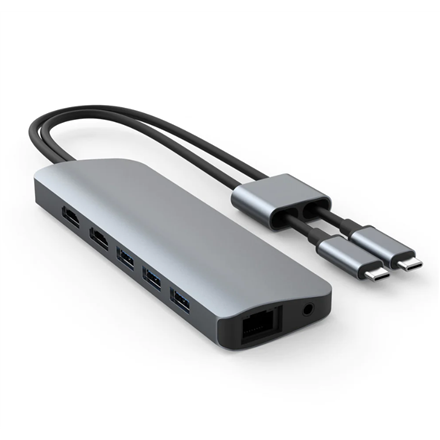 HyperDrive VIPER 10-in-2 USB-C Hub | Ethernet LAN (RJ-45) ports 1 | HDMI ports quantity 2