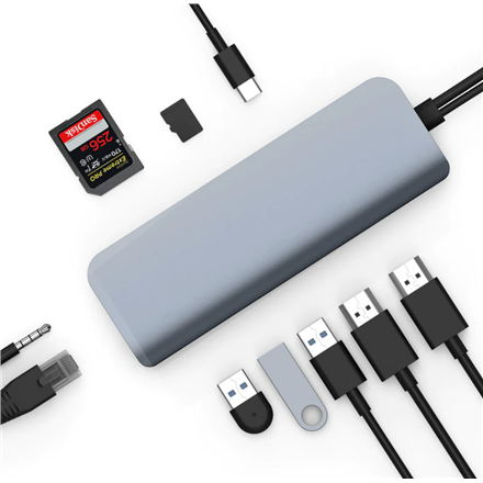 HyperDrive VIPER 10-in-2 USB-C Hub | Ethernet LAN (RJ-45) ports 1 | HDMI ports quantity 2