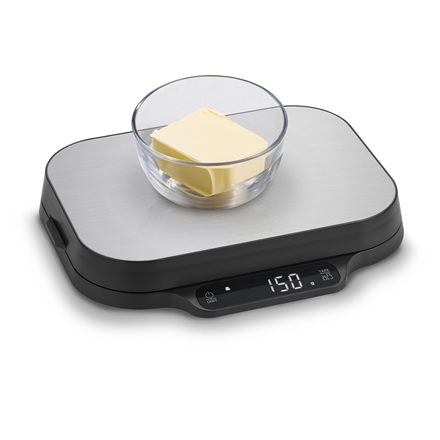 Caso Kitchen and Precision scales | KitchenDuo | Display type LED | Black/Stainless steel