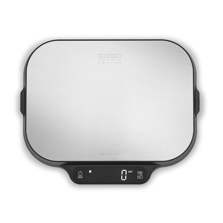 Caso Kitchen and Precision scales | KitchenDuo | Display type LED | Black/Stainless steel