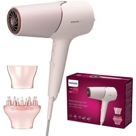 Philips Hair Dryer | BHD530/20 | 2300 W | Number of temperature settings 3 | Ionic function | Diffus