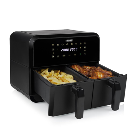 Double Basket Airfryer | 182068 | Power 2400 W | Capacity 8 L | Black