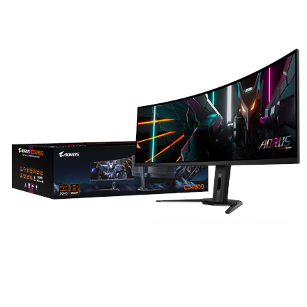 Gigabyte | CO49DQ | 49 " | OLED | DQHD | 32:9 | 144 Hz | 3 ms | 5120 x 1440 pixels | 250 cd/m² | HD