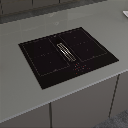 CATA | AS 600 | Induction hob with built-in hood | Number of burners/cooking zones 4 | Touch | Timer