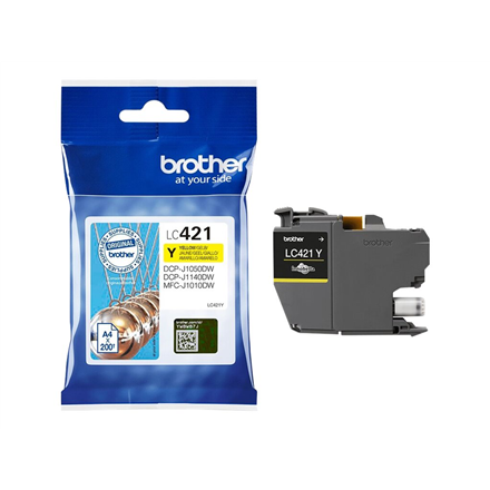 Brother LC421Y Ink Cartridge Yellow | Brother