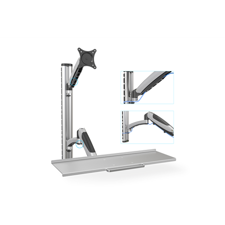 Digitus | Wall mount | Workstation | Adjustable Height