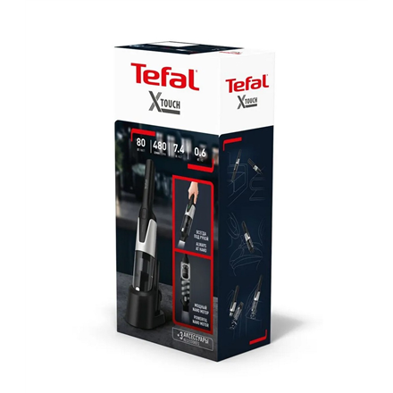 TEFAL | Vacuum Cleaner | TX9736WO X-Touch | Cordless operating | Operating time (max) 10 min | Black