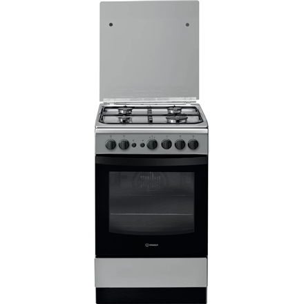 INDESIT Cooker | IS5G1PMX/E/1 | Hob type Gas | Oven type Gas | Stainless steel | Width 50 cm | Grill