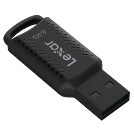 Lexar | USB Flash Drive | JumpDrive V400 | 64 GB | USB 3.0 | Black