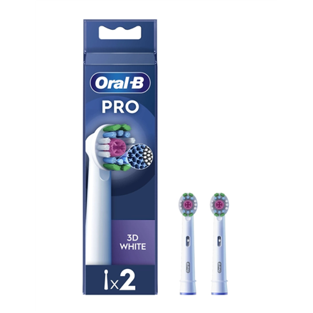 Oral-B | Replaceable Toothbrush Heads | PRO 3D White refill | Heads | Does not apply | Number of bru