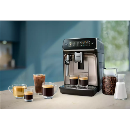 Philips | Espresso Coffee Maker | EP3321/40 | Pump pressure 15 bar | Built-in milk frother | Fully A