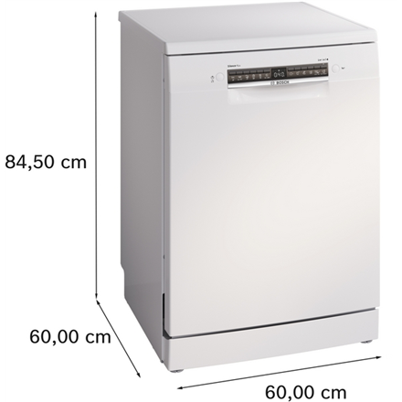 Bosch | Dishwasher | SMS4EMW06E | Free standing | Width 60 cm | Number of place settings 14 | Number