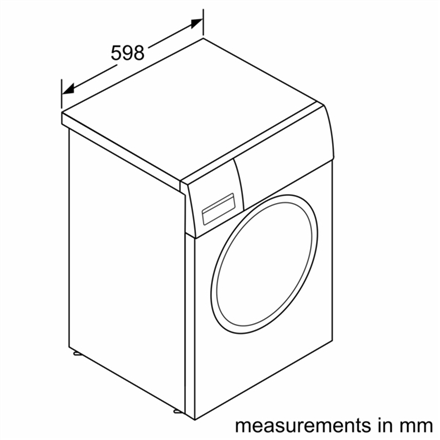 Bosch | Washing Machine | WGG244ZMSN | Front loading | Washing capacity 9 kg | 1400 RPM | Depth 59 c