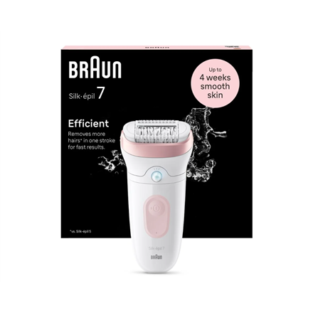 Braun Epilator | 7-000 Silk-épil 7 | Operating time (max) 40 min | Number of power levels 1 | Wet &