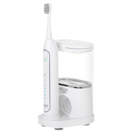 Adler | 2-in-1 Water Flossing Sonic Brush | AD 2180w | Rechargeable | For adults | Number of brush h