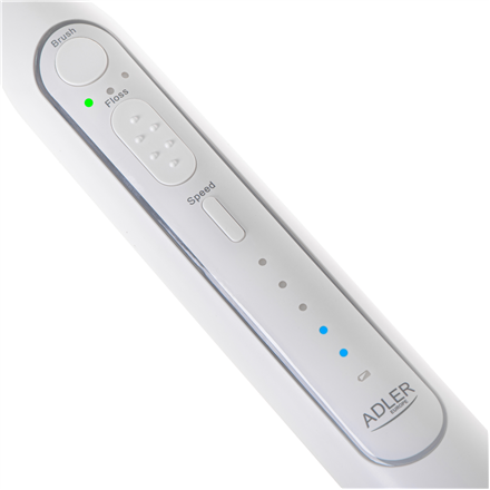 Adler | 2-in-1 Water Flossing Sonic Brush | AD 2180w | Rechargeable | For adults | Number of brush h