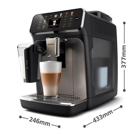 Philips | Coffee Machine | EP5549/70 Series 5500 LatteGo | Pump pressure 15 bar | Built-in milk fro
