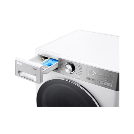 LG | F4WR909P3W | Energy efficiency class A | Front loading | Washing capacity 9 kg | 1400 RPM | Dep