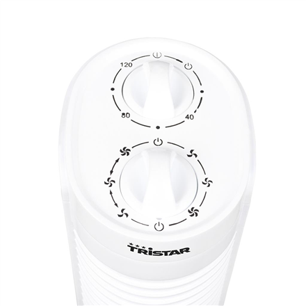 Tristar VE-5900 | Tower Fan | White | Diameter 22 cm | Number of speeds 3 | Oscillation | 35 W | No