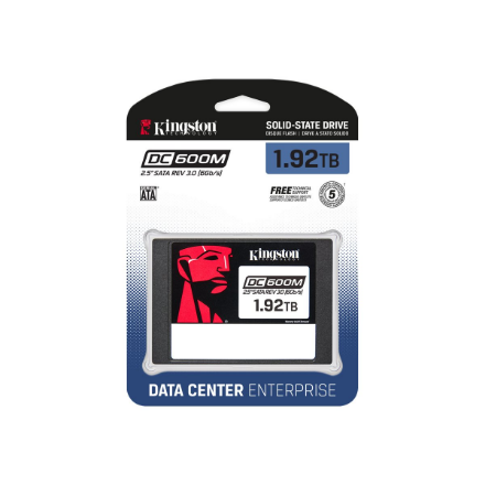 Kingston DC600M | 1920 GB | SSD form factor 2.5" | Solid-state drive interface SATA Rev. 3.0 | Read 