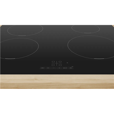 Bosch Hob | PIE611BB5E | Induction | Number of burners/cooking zones 4 | Touch | Timer | Black | Dis