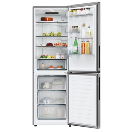 Candy Refrigerator | CNCQ2T618EX | Energy efficiency class E | Free standing | Combi | Height 185 cm