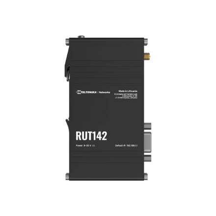 Ethernet Router with RS232 (RUT142000000) | RUT142 | 802.11n | 10/100 Mbit/s | Ethernet LAN (RJ-45) 