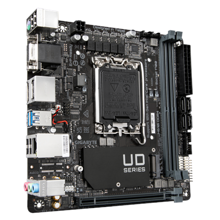 Gigabyte | H610I | Processor family Intel | Processor socket LGA1700 | DDR4 DIMM | Supported hard di