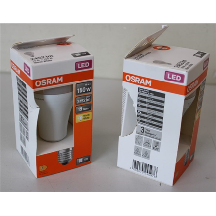 SALE OUT. Osram Parathom Classic LED 150 non-dim 19W/827 E27 bulb