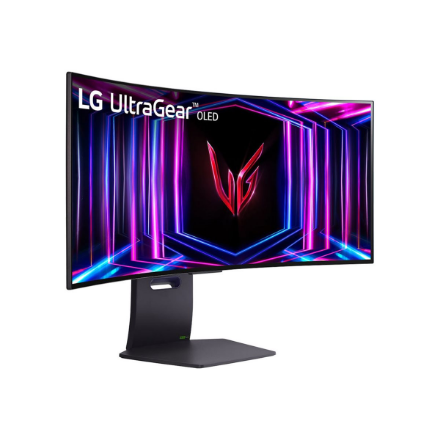 LG | Curved gaming monitor | 34GS95QE-B | 34 " | OLED | Ultra-WQHD | 21:9 | 240 Hz | 0.03 ms | 3440 