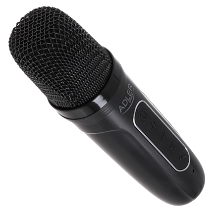 Adler Karaoke Speaker With Microphone | AD 1199B | Bluetooth | Black | Portable | Wireless connectio