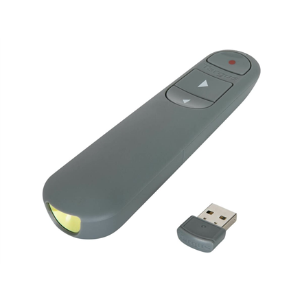 EcoSmart Antimicrobial ControlPlus Wireless Presenter | Grey | Depth 23 mm | Height 131 mm | PCR | W