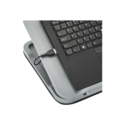 Targus Lap Chill Mat w Adjustable Stand - for up to 18-inch Laptops | AWE90GL | Grey | 393 x 285 x 1