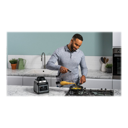 NINJA Mixer Blender 2in1 with Auto IQ | BN750EU | Tabletop | 1200 W | Jar material Plastic | Jar cap