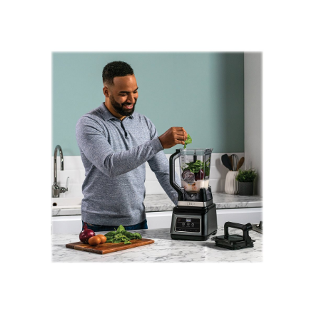NINJA Mixer Blender 2in1 with Auto IQ | BN750EU | Tabletop | 1200 W | Jar material Plastic | Jar cap