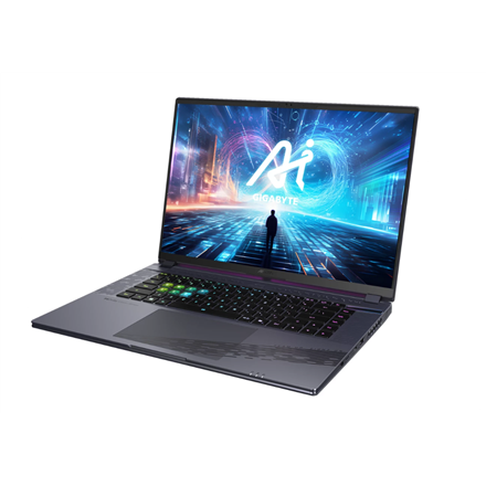 Gigabyte AORUS 9SG-43EEC54SH | Dark gray | 16 " | QHD | 2560 x 1600 pixels | Intel Core i7 | i7-1365