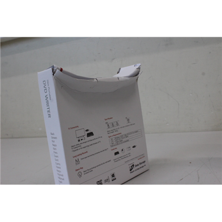 H.L Data Storage Ultra Slim Portable DVD-Writer | GP57EB40 | Interface USB 2.0 | DVD±R/RW | CD read 