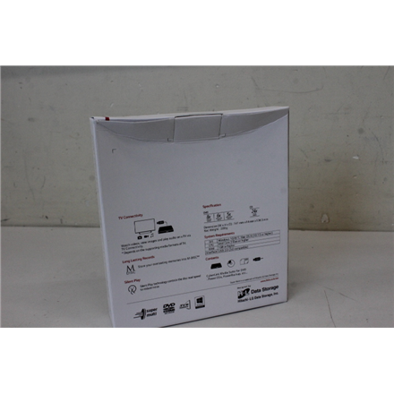 H.L Data Storage Ultra Slim Portable DVD-Writer | GP57EB40 | Interface USB 2.0 | DVD±R/RW | CD read 