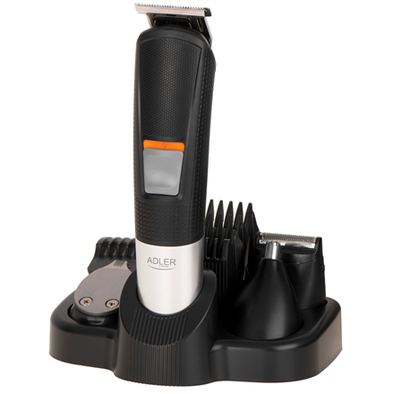 Adler Grooming set 5 in 1 | AD 2943 | Cordless | Number of length steps 4 | Black