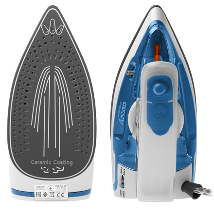 CR 5040 | Steam travel iron | 1600 W | Water tank capacity 80 ml | Continuous steam 10 g/min | Steam