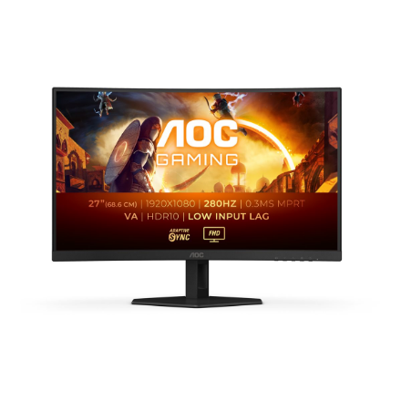 AOC C27G4ZXE | 27 " | VA | FHD | 16:9 | 280 Hz | 0.3 ms | 1920 x 1080 pixels | 300 cd/m² | HDMI por