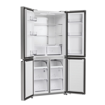 Candy Refrigerator | CFQQ5T817EPS | Energy efficiency class E | Free standing | Side by side | Heigh