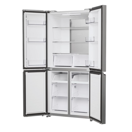 Candy Refrigerator | CFQQ5T817EPS | Energy efficiency class E | Free standing | Side by side | Heigh