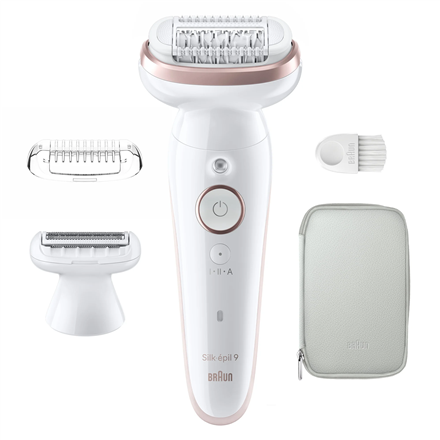 Braun Epilator | SES9-030 Silk épil 9 | Operating time (max) 50 min | Number of power levels 2 | Wet