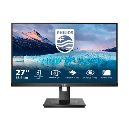 Philips 272S1M/00 | 27 " | IPS | 16:9 | 75 Hz | 4 ms | 1920 x 1080 pixels | 300 cd/m²