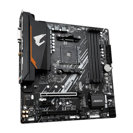 Gigabyte B550M AORUS ELITE AXG13 | Processor family AMD | Processor socket AM4 | DDR4 | Number of SA