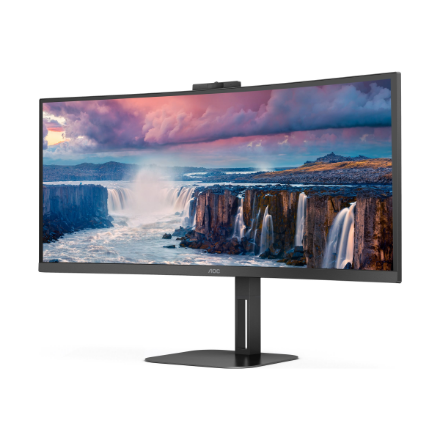 AOC CU34V5CW/BK | 34 " | VA | 21:9 | 100 Hz | 4 ms | 3440 x 1440 pixels | HDMI ports quantity 1